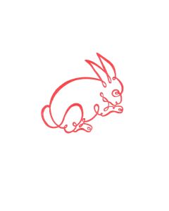 Calligraphic Bunny (sets of 10)