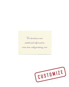 Customizable Centennial Card: Cream