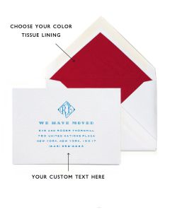 Customizable Change of Address: Metro Flat Cards & Envelopes