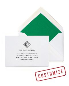 Customizable Change of Address: Metro Flat Cards & Envelopes