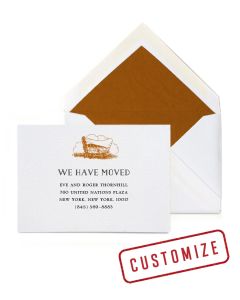 Customizable Change of Address: Flat Cards & Envelopes