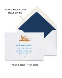 Customizable Change of Address: Flat Cards & Envelopes
