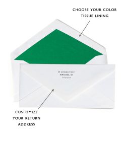 European Letter Envelopes - White