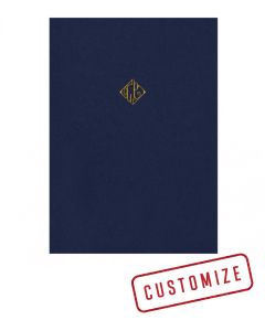 Custom Engraved Continental Journals - French Monogram