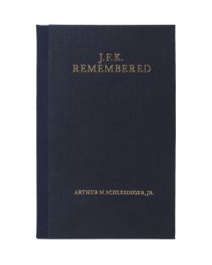 J.F.K. Remembered by Arthur M. Schlesinger Jr.