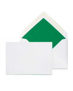 Kelly Green Flat Card & Envelope