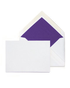 Royal Purple Flat Card & Envelope