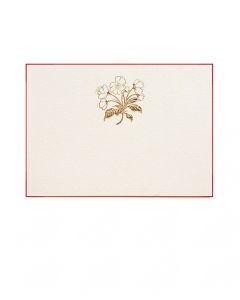 Golden Flower Place Cards - Cream (set of 16)