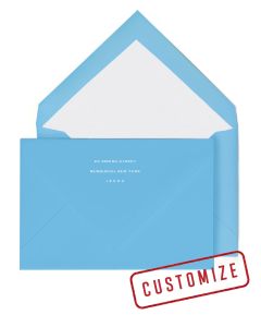 Continental Inner & Outer Envelopes: St. John's Blue & White