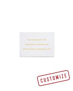 Customizable Centennial Card