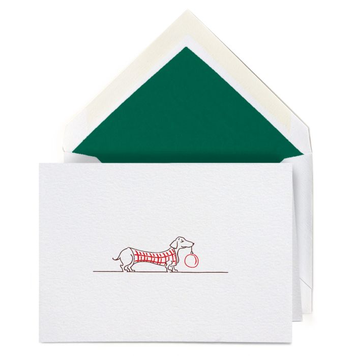 Dachshund: Folded Colonial (sets of 10)