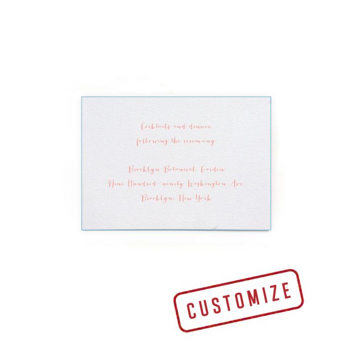 Cosmo Reception Card (Sets of 50)