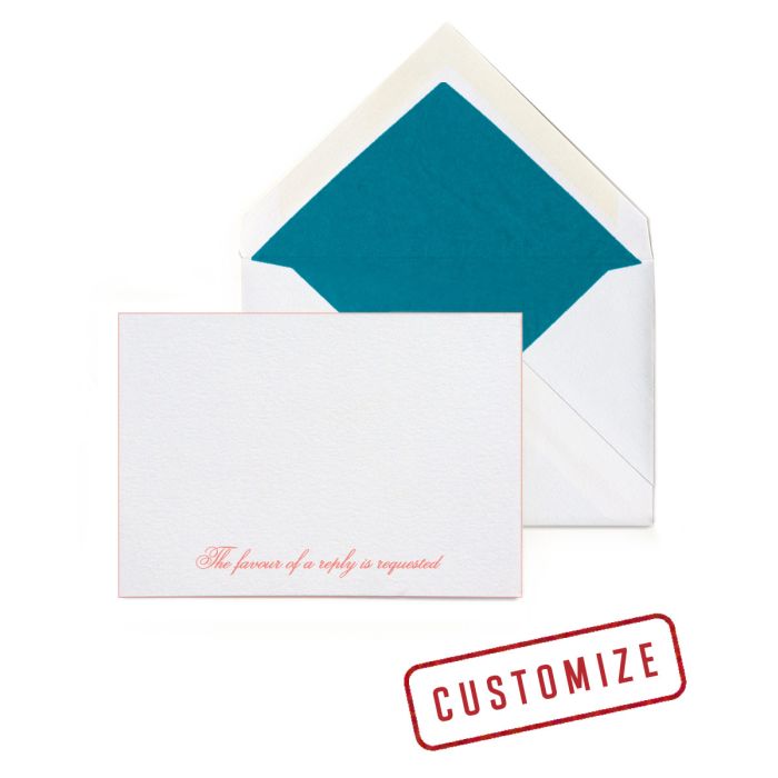 Cosmo Reply Card & Envelope 