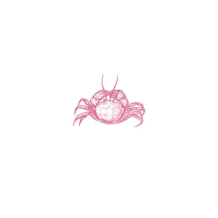 Crab - Engraved Stationery