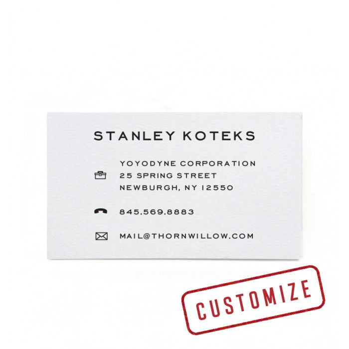 Federal Business Cards: Icons 