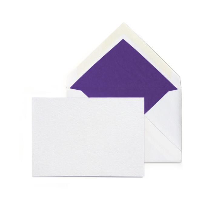 Royal Purple Flat Card & Envelope