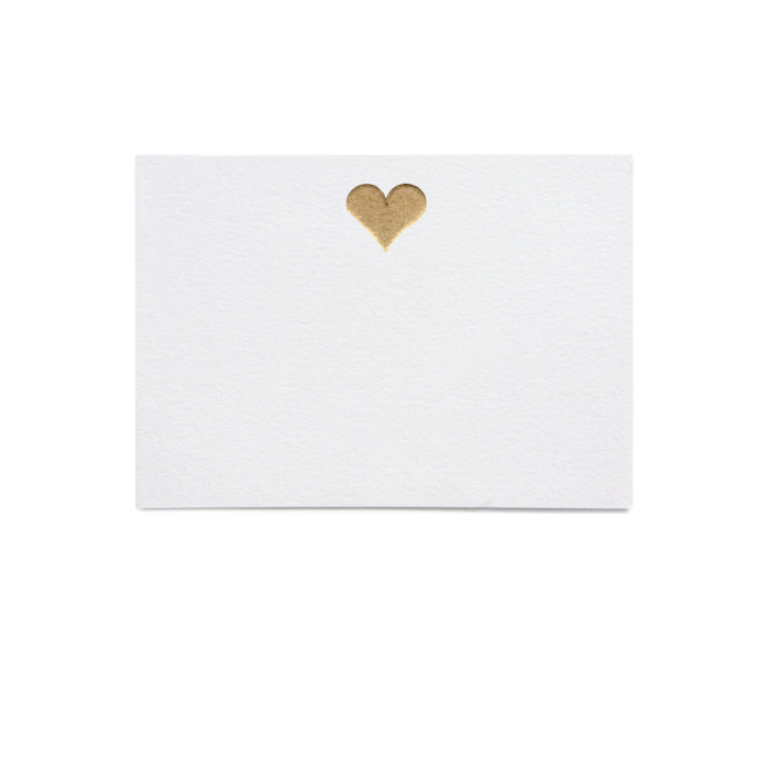 Heart of Gold Place cards