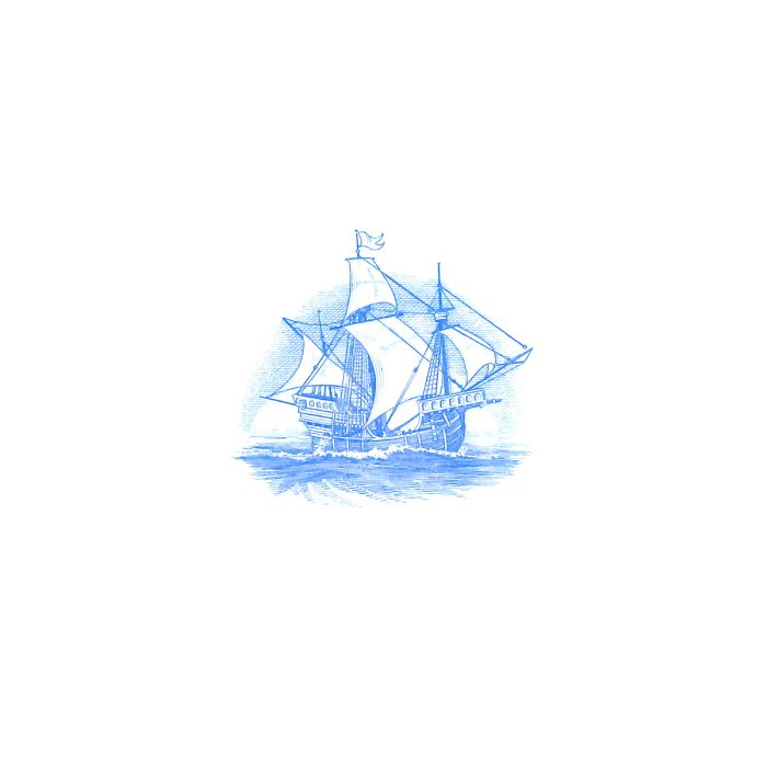Ship at Sea - Engraved Stationery