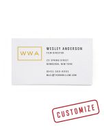 Federal Business Cards - Gothic Monogram