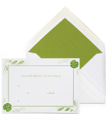 Fill In Invitations: Lily Pad Border (sets of 10)