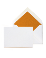 Orange Flat Card & Envelope