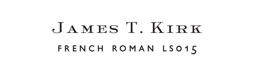 Font - French Roman
