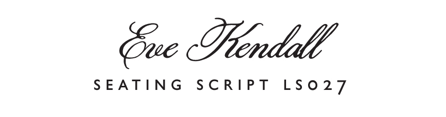 Font - Seating Script
