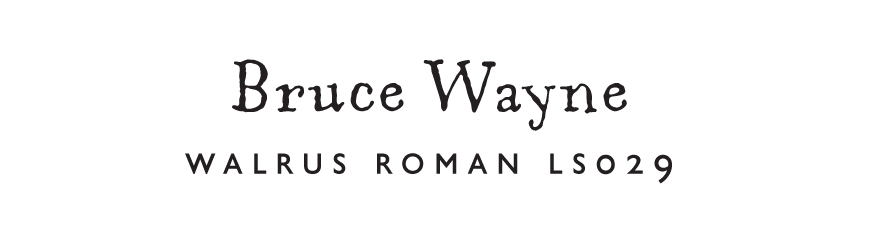 Font - Walrus Roman