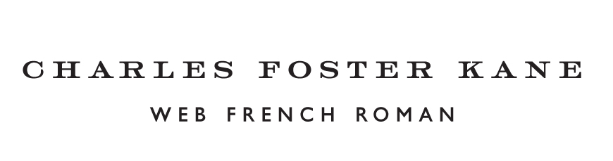 Font - French Roman